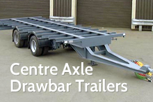 Photography of Centre axle drawbaw trailers