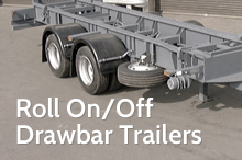Photography of Roll On/Off drawbar trailers