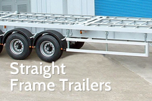 Photography of Straight frame semi trailers