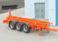 Tri axle Roll on/off trailer with sheeter.